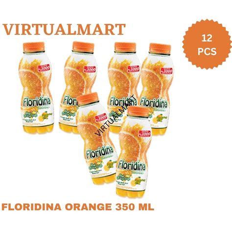 Jual Floridina Florida Orange Kemasan Botol 350 Ml 12 Pcs Shopee