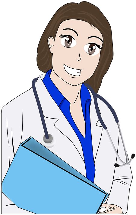 Gambar Orang Profesi Dokter Wanita Kartun Clipart Full Size Clipart