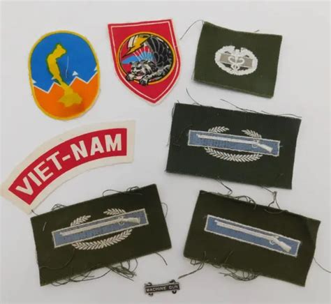 Lot Of Vietnam War Patches Arvn Special Forces Command And Us Military R