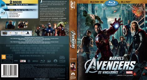 Cinemateca Capas Capa Blu Ray 3D The Avengers Os Vingadores