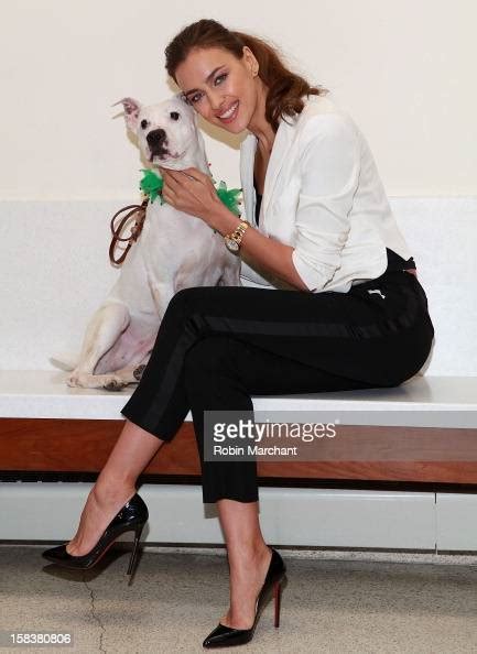 Irina Shayk Spreads Holiday Cheer At Aspca Adoption Center On News Photo Getty Images