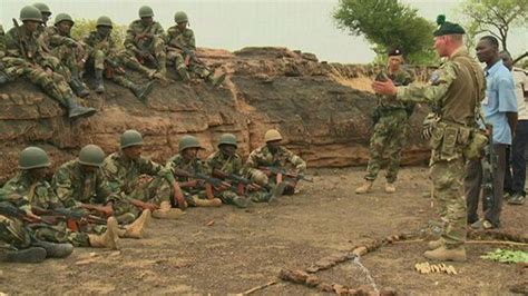 British Soldiers Training Mali Troops Bbc News