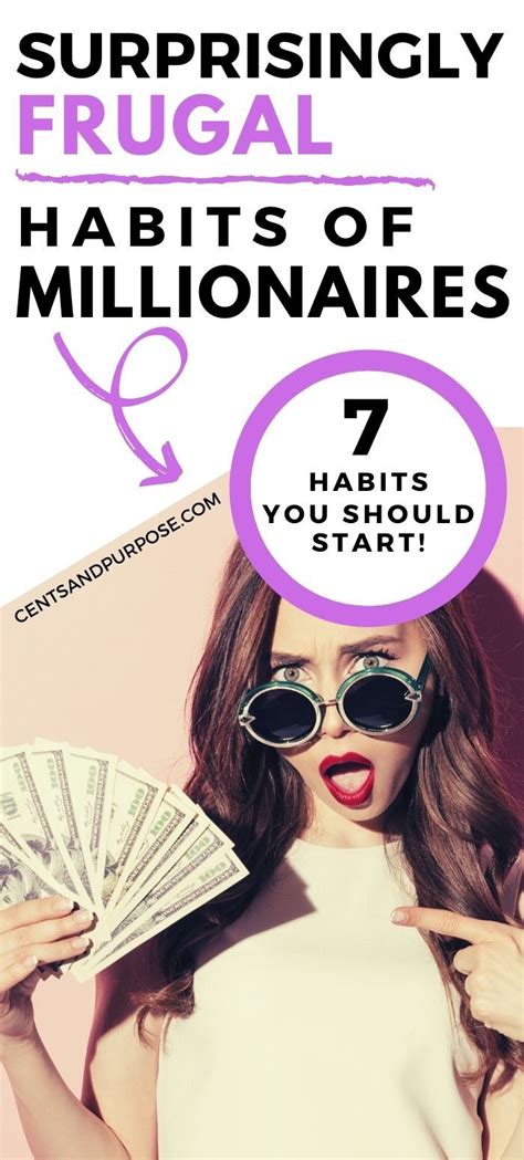 7 Frugal Money Habits Of Wealthy People That May Surprise You Money Habits Frugal Habits Habits