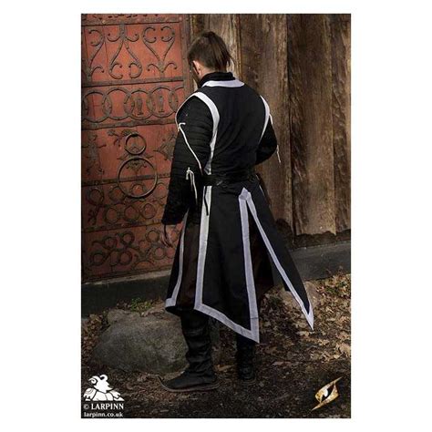 War Tabard Black Coat Of Arms Tabard Medieval Larp Costume