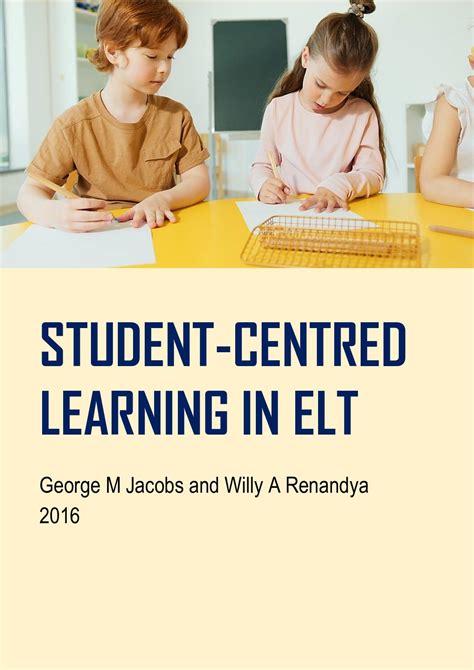 Student Centred Learning In Elt Willys Elt Corner