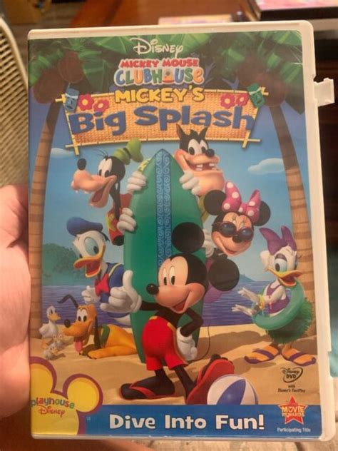 Mickey Mouse Clubhouse Mickeys Big Splash Dvd 2009 Ebay