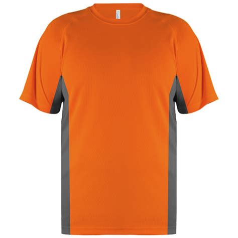 Jual Kaos Polos Dri Fit New States Apparel 2701 Orange Charcoal S