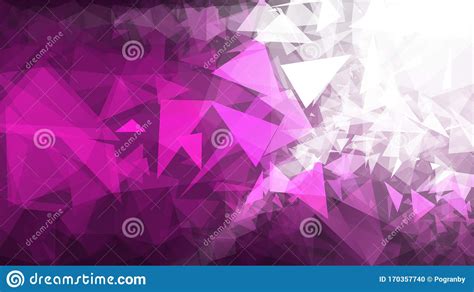 Abstract Polygon Background Bright Triangle Pattern Geometric