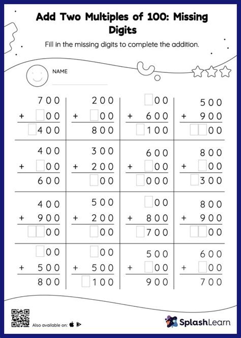 Add Two 3 Digit Numbers 2nd Grade Math Learning Resources