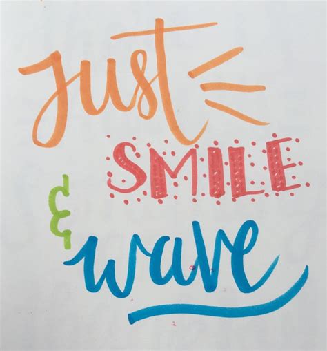Just Smile And Wave Smile And Wave Just Smile Waves