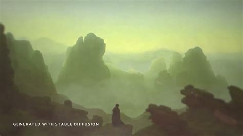 MISTY MOUNTAINS Stable Diffusion YouTube