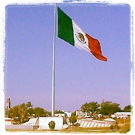 Eagle Passpiedras Negras Coahuilamexico Largest Flag On A Flag Pole