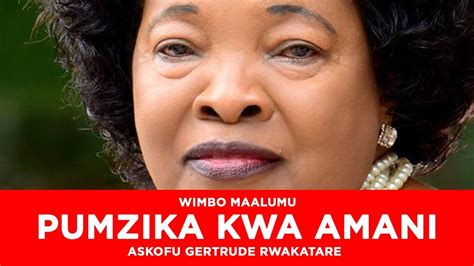 Listen To Rose Muhando Pumzika Kwa Amani By Dj Mycol On Hearthisat