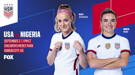 Uswnt Returns To Action With Match Against Nigeria