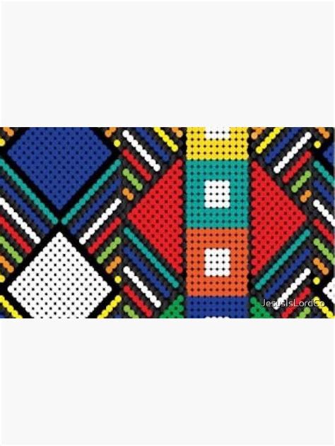 Zulu African Pattern Poster For Sale By Jesusislordco Redbubble