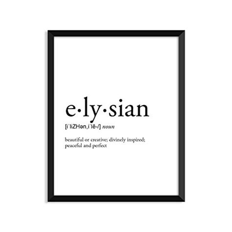 Elysian Definition Unframed Art Print Poster Or Greeting