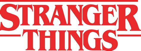 33 Stranger Things Logo Black And White Icon Logo Design