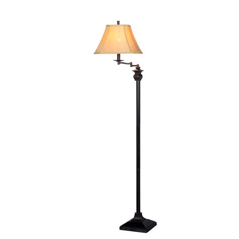Shop 58 Inch Swing Arm Floor Lamp In Bronze Free Shipping Today