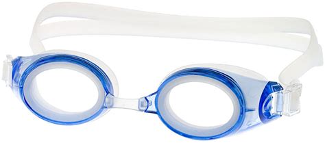 Made To Prescription Swim Goggles Adult Blue With Custom Lenses