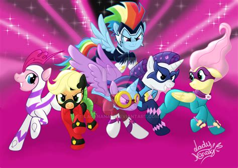 Power Ponies Unite By Ladynanaki On Deviantart