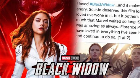 Black Widow First Reactions Are Out Youtube