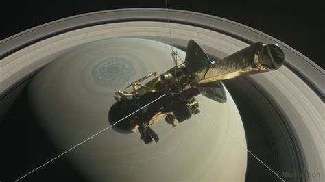 Lultimo Incontro Con Saturno Il Tuffo Di Cassini Media Inaf