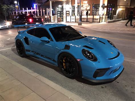 Miami Blue Gt3 Rs Spotted In Grand Bend On Canada Rporsche