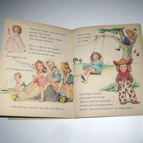 Vintage 1950s Childrens Little Golden Book Entitled Etsy Paper