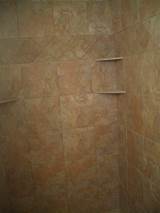 Pictures of How To Build Shelves In A Tile Shower
