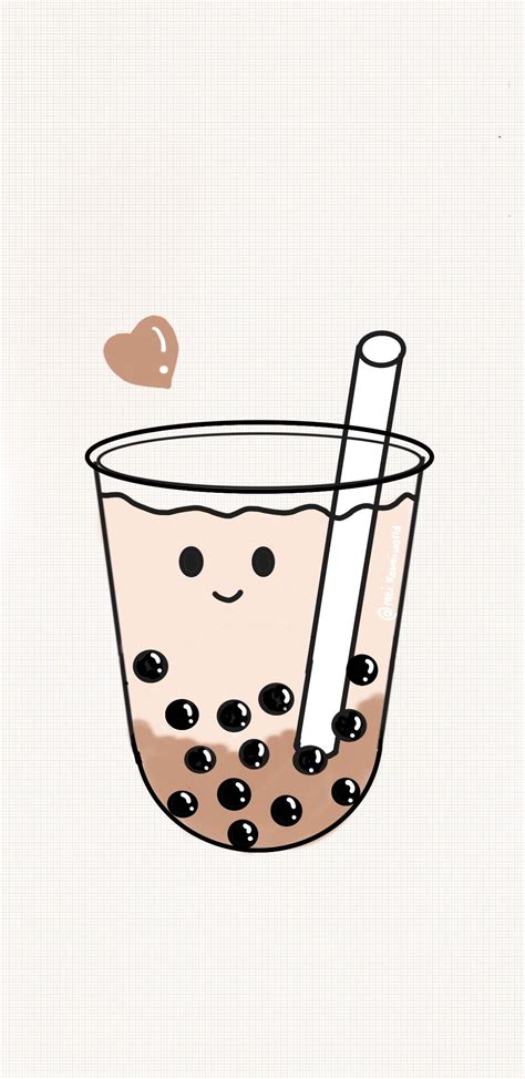 Pin By Meikawaiiworld On Drawn By Mei Cute Food Wallpaper Tea