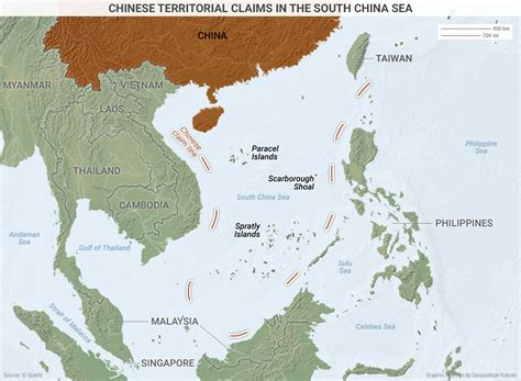 Chinese Military Installations In The South China Sea Geopolitical