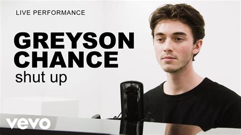 Greyson Chance ‘shut Up Live Performance Vevo Youtube Music