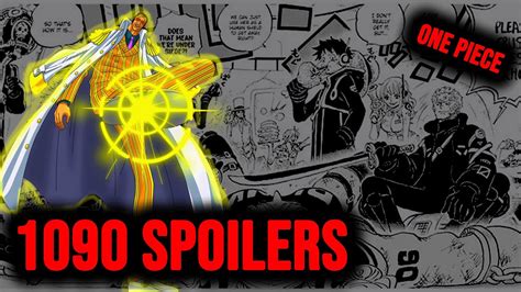 One Piece Chapter 1090 Spoilers Youtube