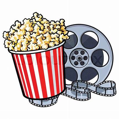 Popcorn Cinema Reel Film Bucket Kino Movie