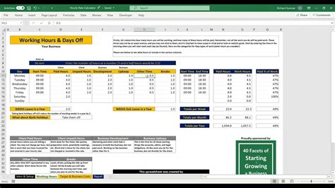 Basic Demo Hourly Rate Calculator Youtube