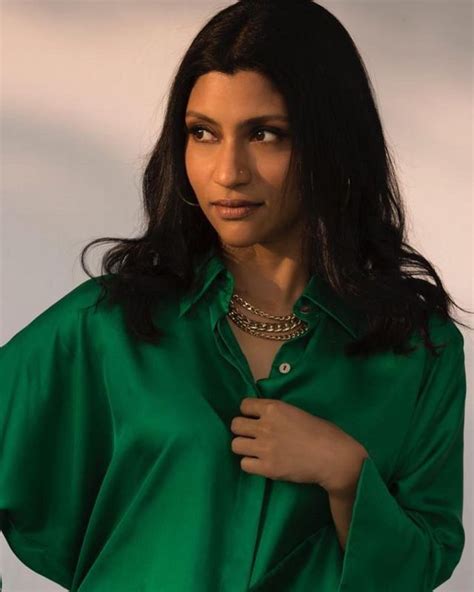 Bengali Actress Konkona Sen Sharma Flaunts Her Top Notch Fashion Sense In Green Satin Shirt And