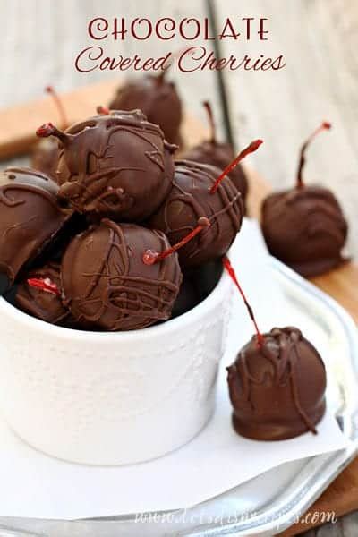 Homemade Chocolate Covered Cherries — Lets Dish Recipes