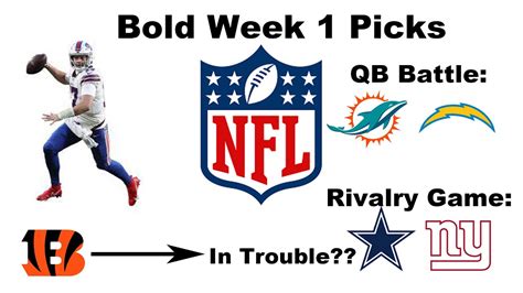 Nfl Week 1 Game Picks And Predictions Betting Locks Youtube