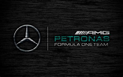 Download Wallpapers Mercedes Amg Petronas 4k Logo F1 Teams F1