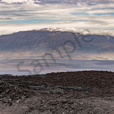 Big Island Photography Mauna Kea Snow Cap By Peter Tang