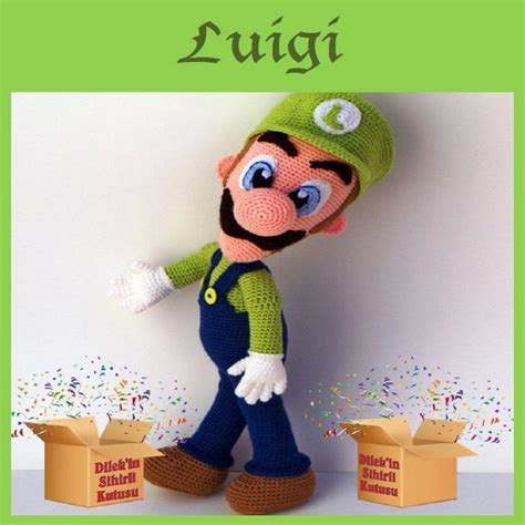 Receita Crochê Em Pdf Luígi Super Mario Bros Amigurumi Rgb Hotmart