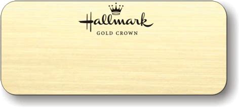 Hallmark Gold Crown Gold Logo Only Nicebadge