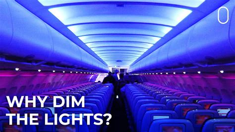Why Cabin Lights Are Dimmed For Takeoff And Landing At Certain Times Of