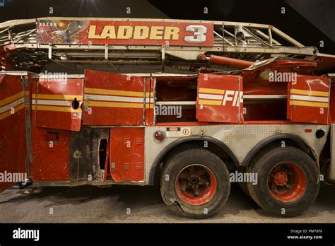 Crushed Fdny Fire Truck Ladder 3national September 11 Memorial