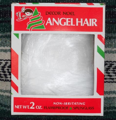 Vintage Angel Hair Spun Glass Fake Snow Christmas Decor