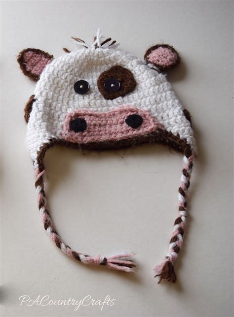 Crochet Cow Hats Pa Country Crafts