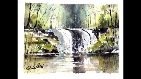 Fun And Loose Waterfall Painting In Watercolor With Chris Petri
