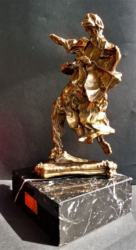 Salvador Dali Alma Del Quijote 1975 Sculpture En Bronze Art