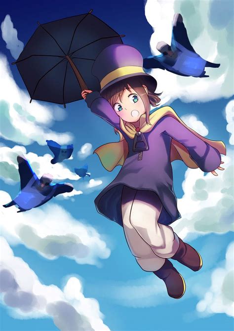 Hat In Time By Hayashi88 A Hat In Time Girl With Hat Anime