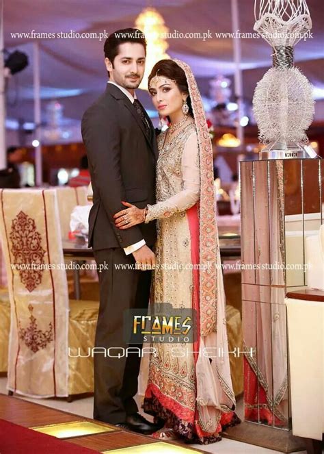 Danish And Ayeza On Their Valima Night Pakistani Wedding Dress Pakistani